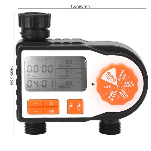 Timer irrigazione con display - con,